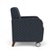 Lesro Siena Lounge Reception Guest Chair w/ Front Casters, 27 in W 29.5 in L 32.5 in H SN1101 - alternate 3